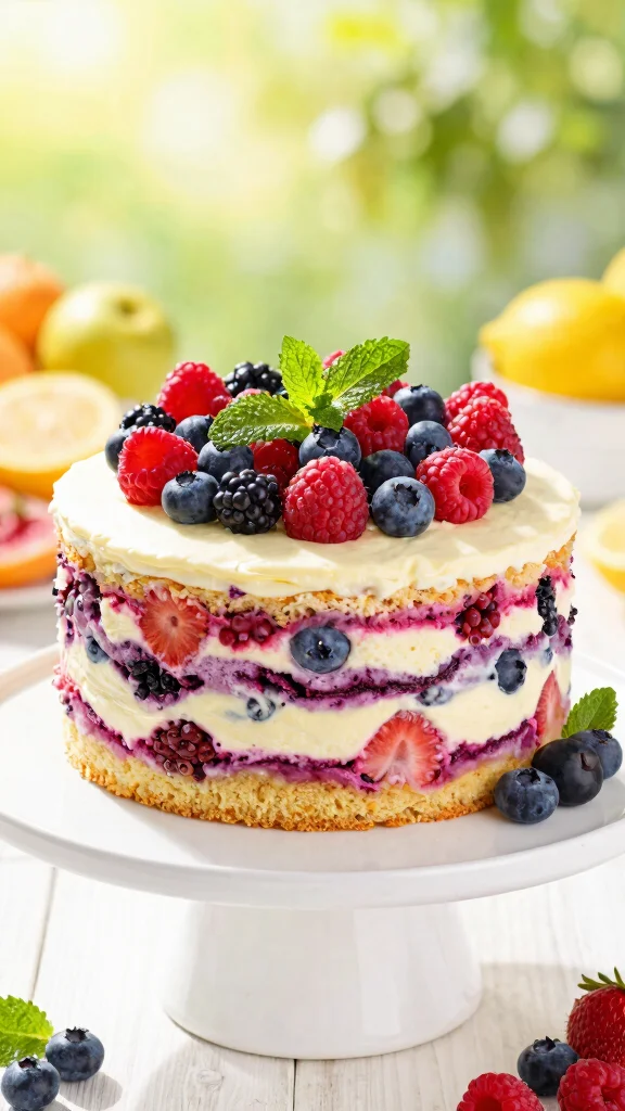 13 Cake Recipes from Scratch That Taste Better Than Bakery - 9. Berry Swirl Gluten-Free Cake 1