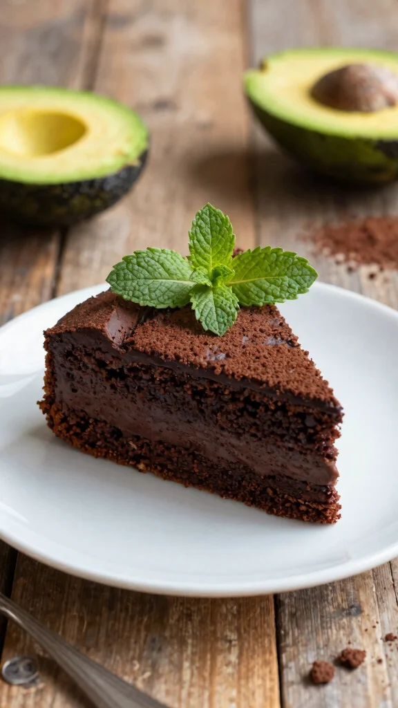 13 Low Sugar Cake Recipes That Still Taste Sweet - 10. Chocolate Avocado Cake 1