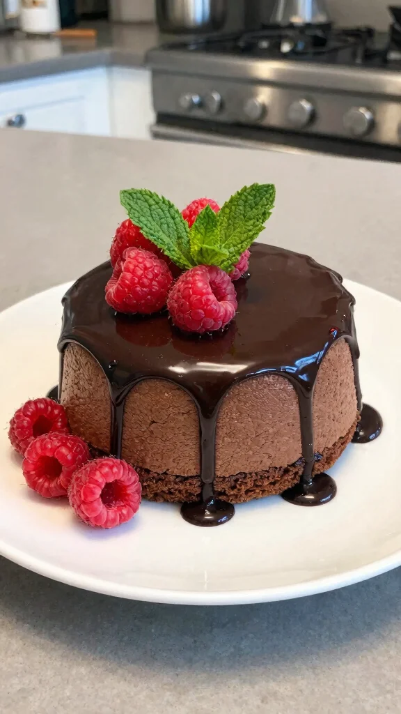 13 Low Sugar Cake Recipes That Still Taste Sweet - 4. Sugar-Free Chocolate Mousse Cake 1