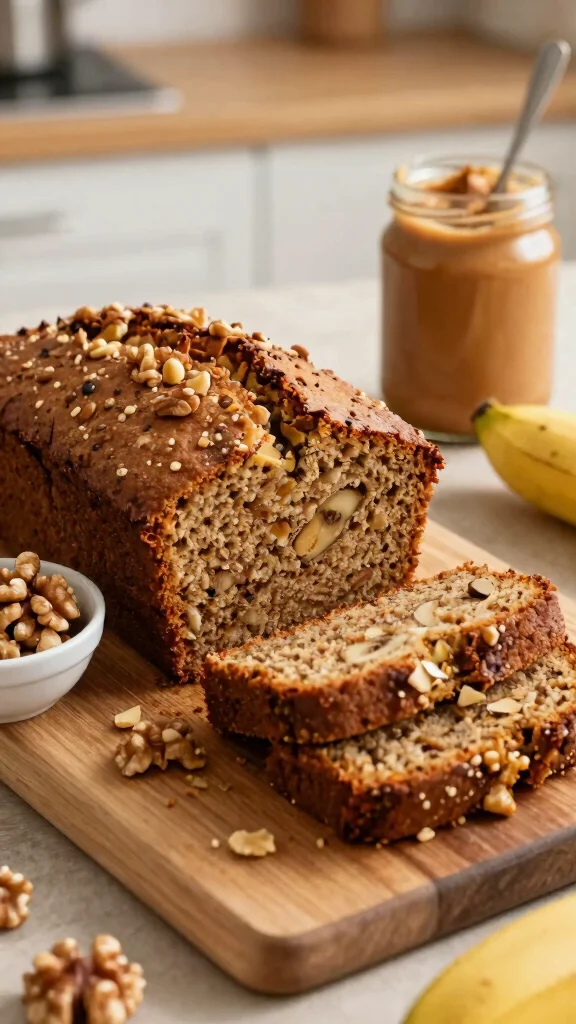 13 Low Sugar Cake Recipes That Still Taste Sweet - 7. Nutty Banana Bread Cake 1