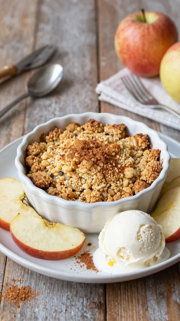 13 Small Batch Baking Recipes No Leftovers, No Waste - 8. Single Serve Apple Crisp 1