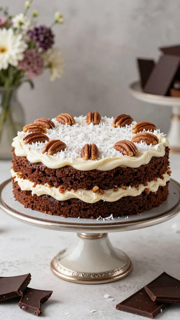 13 Vintage Cake Recipes Classic Flavors from Decades Past - 11. German Chocolate Cake 1