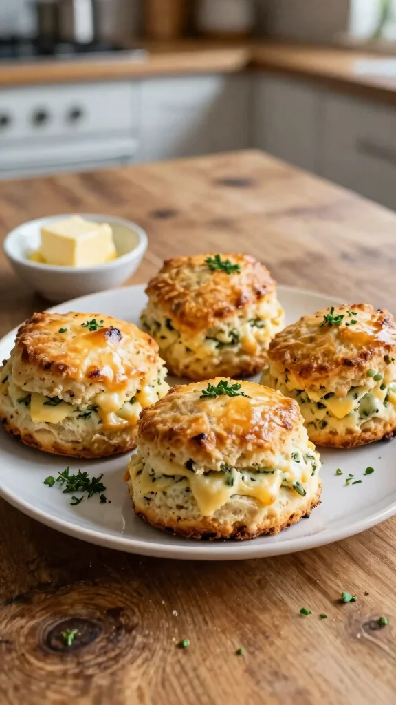 14 Baking Recipes Ideas to Inspire Your Next Kitchen Adventure - 13. Cheese and Herb Scones 1