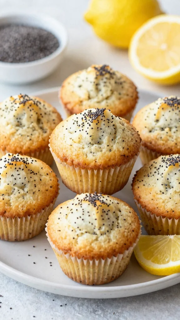 14 Baking Recipes Ideas to Inspire Your Next Kitchen Adventure - 14. Lemon Poppy Seed Muffins 1