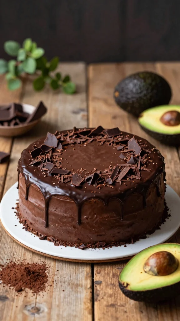 14 Cake Recipes Ideas for Every Occasion and Craving - 2. Vegan Chocolate Avocado Cake 1