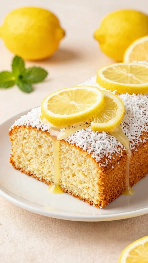 14 Cake Recipes Ideas for Every Occasion and Craving - 5. Coconut Flour Lemon Drizzle Cake 1