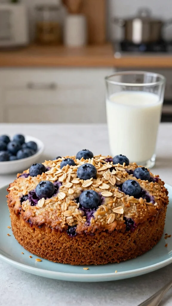 14 Cake Recipes Ideas for Every Occasion and Craving - 9. Blueberry Oatmeal Cake 1