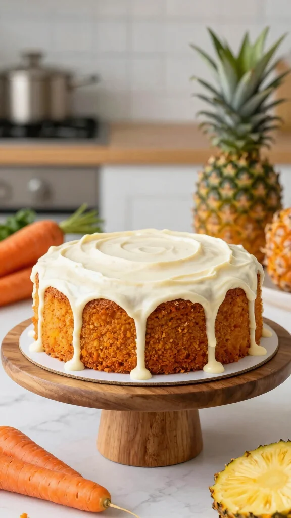 14 Cake Recipes with Fruit: Fresh, Juicy and Irresistible - 11. Carrot and Pineapple Cake 1