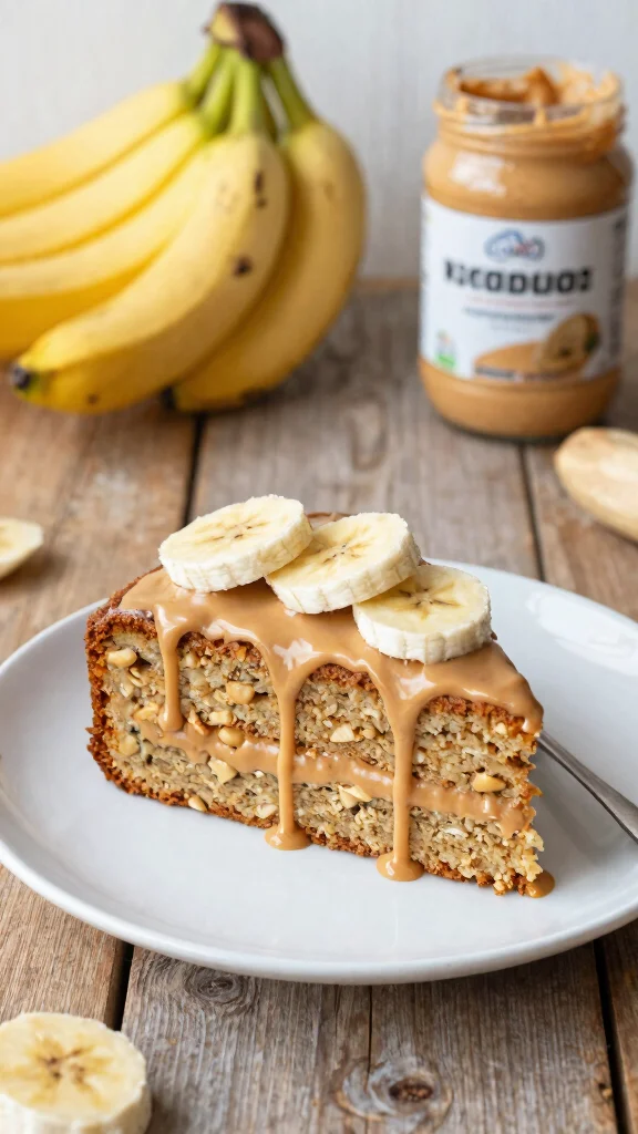 14 Dairy Free Cake Recipes Rich, Moist and Delicious - 10. Peanut Butter Banana Cake 1