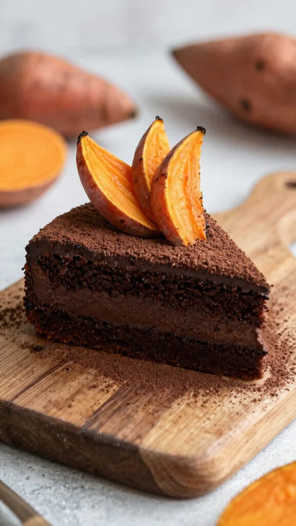 14 Dairy Free Cake Recipes Rich, Moist and Delicious - 14. Sweet Potato Chocolate Cake 1