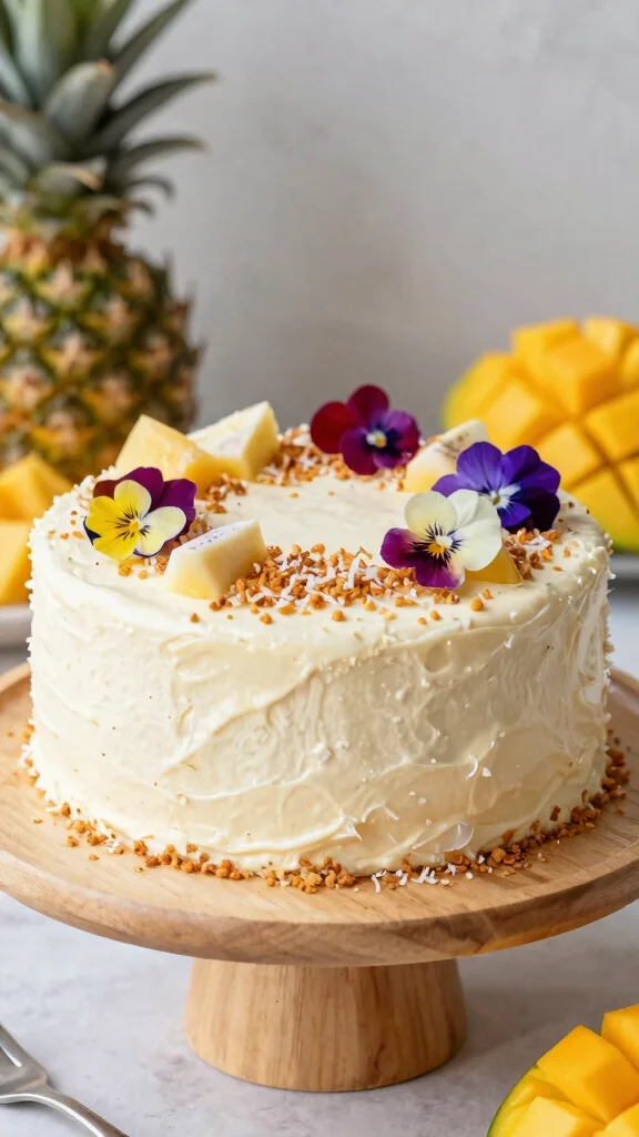 14 Dairy Free Cake Recipes Rich, Moist and Delicious - 2. Vanilla Coconut Cake 1