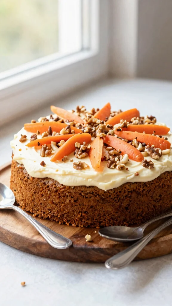 14 Dairy Free Cake Recipes Rich, Moist and Delicious - 4. Carrot Spice Cake with Cashew Cream 1