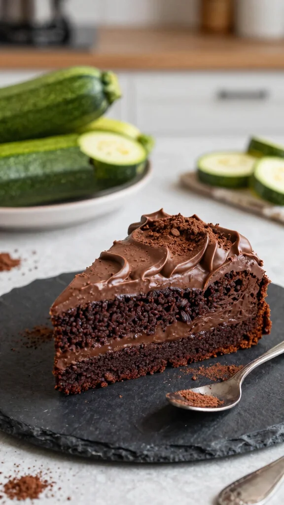 14 Dairy Free Cake Recipes Rich, Moist and Delicious - 5. Chocolate Zucchini Cake 1