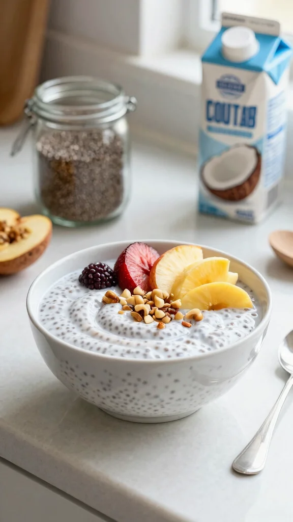 14 Single Serving Baking Recipes Just for You - 12. Coconut Chia Seed Pudding 1