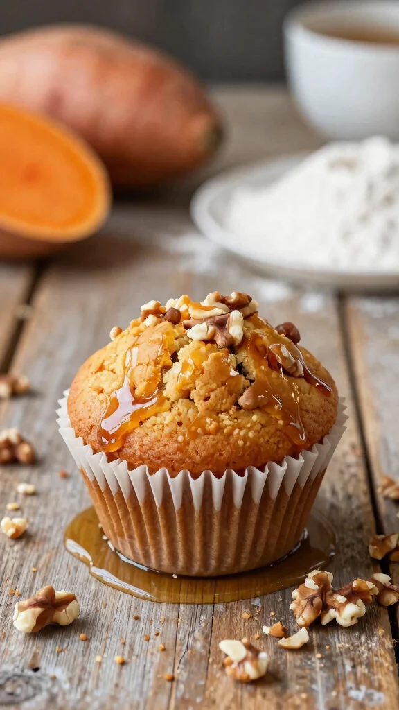 14 Single Serving Baking Recipes Just for You - 13. Maple Sweet Potato Muffin 1