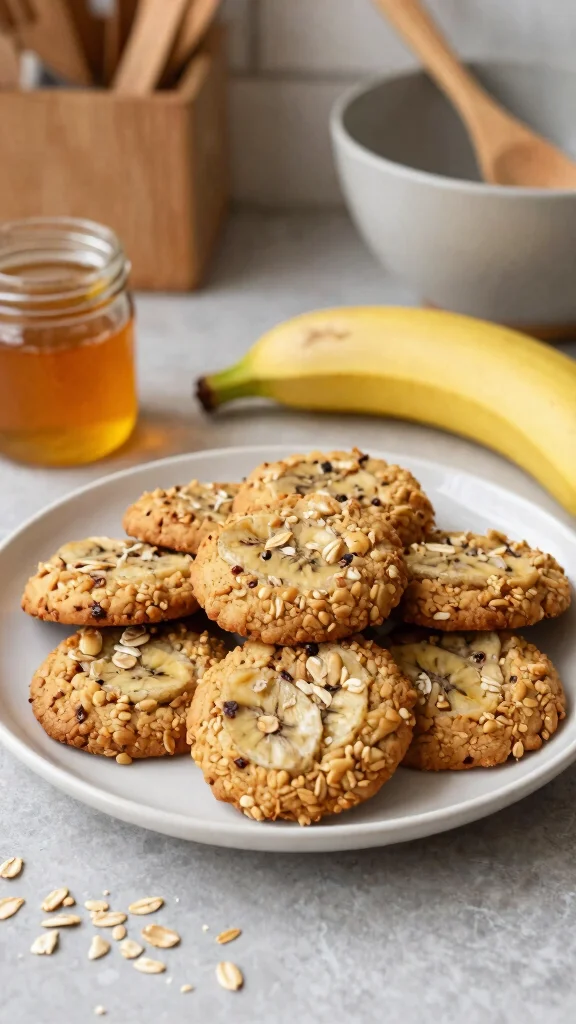 14 Single Serving Baking Recipes Just for You - 2. Healthy Banana Oatmeal Cookies 1