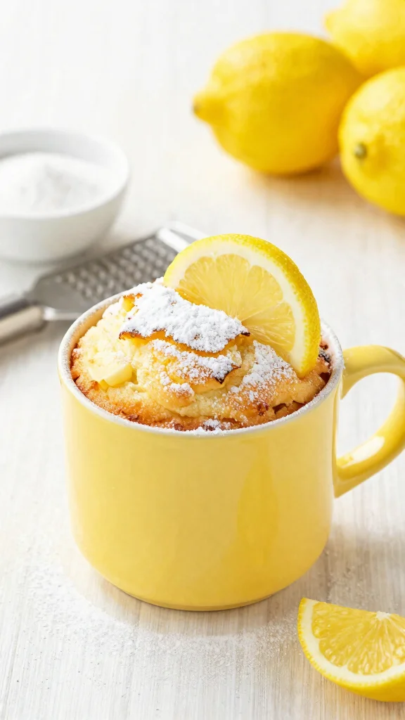 14 Single Serving Baking Recipes Just for You - 4. Lemon Microwave Cake 1