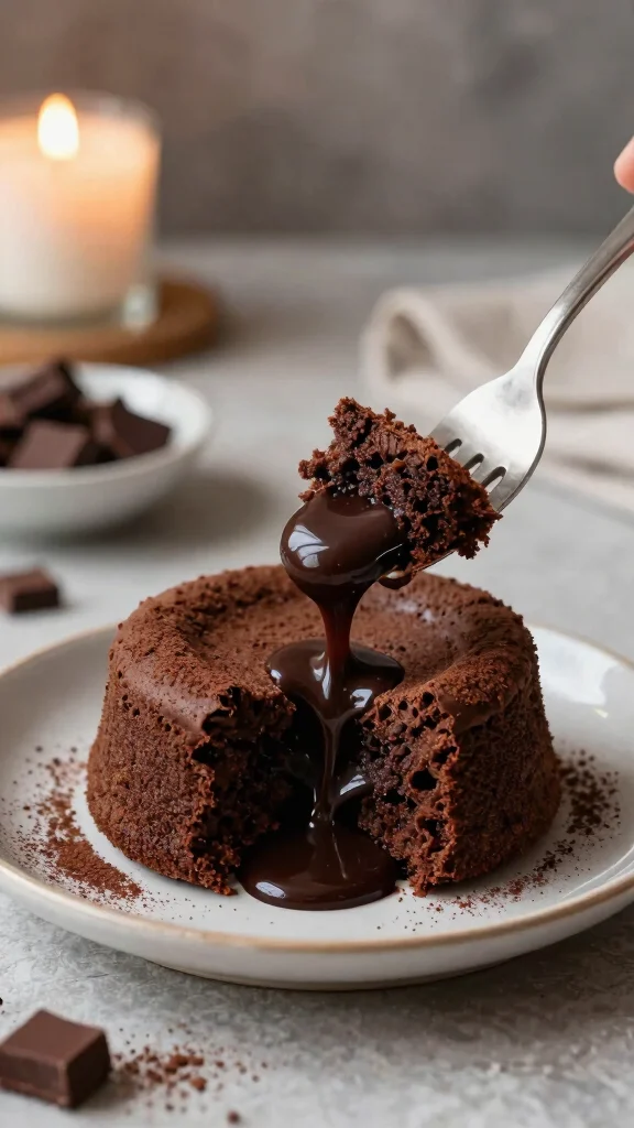 14 Single Serving Baking Recipes Just for You - 6. Individual Chocolate Lava Cake 1