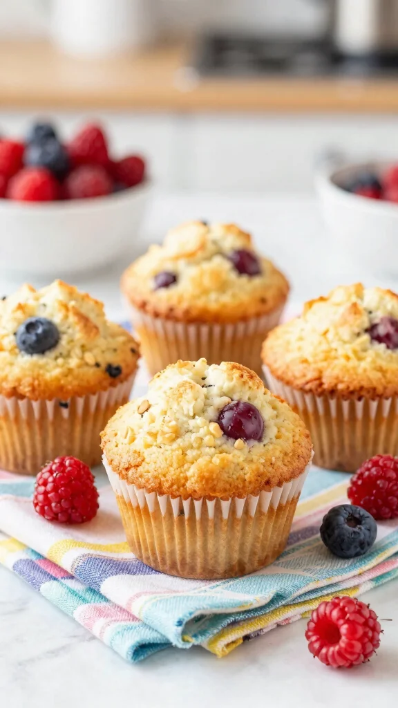 15 Baking Recipes to Sell at Markets and Bake Sales - 14. Fruity Vegan Smoothie Muffins 1