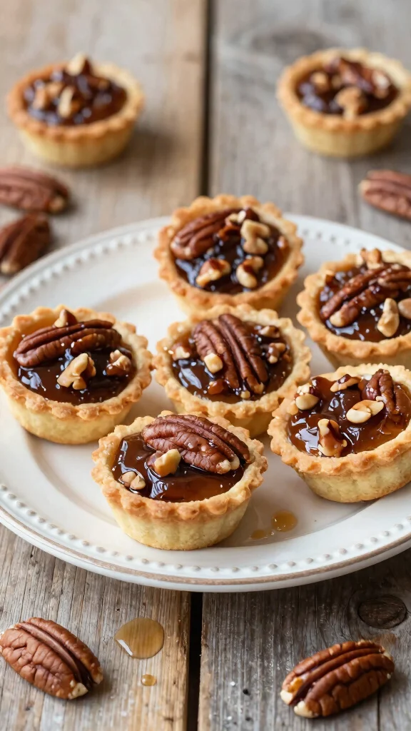 15 Baking Recipes to Sell at Markets and Bake Sales - 15. Maple Pecan Vegan Tarts 1
