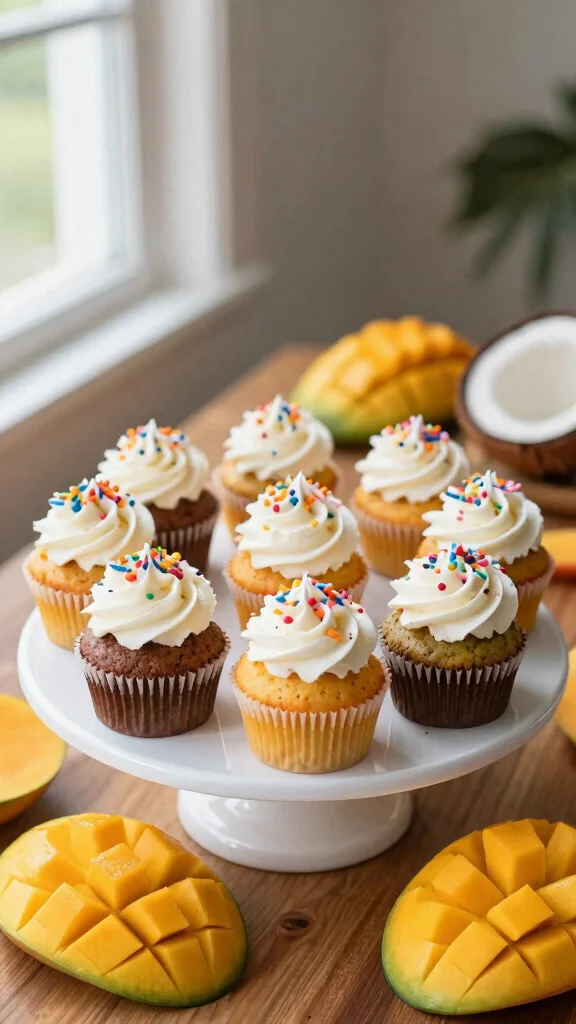 15 Baking Recipes to Sell at Markets and Bake Sales - 2. Fluffy Vegan Cupcakes with Coconut Whipped Frosting 1