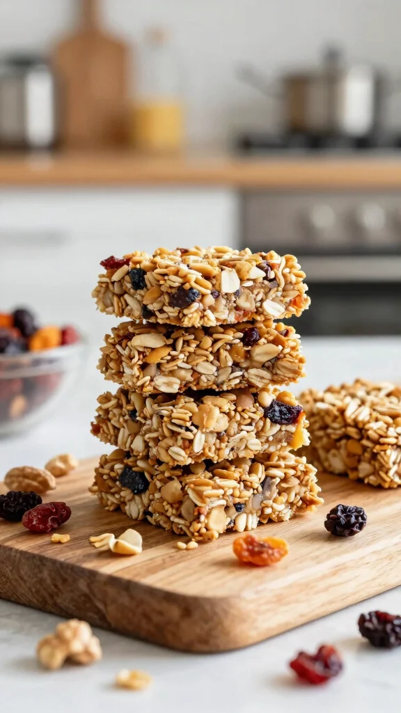 15 Baking Recipes to Sell at Markets and Bake Sales - 7. Crunchy Vegan Granola Bars 1