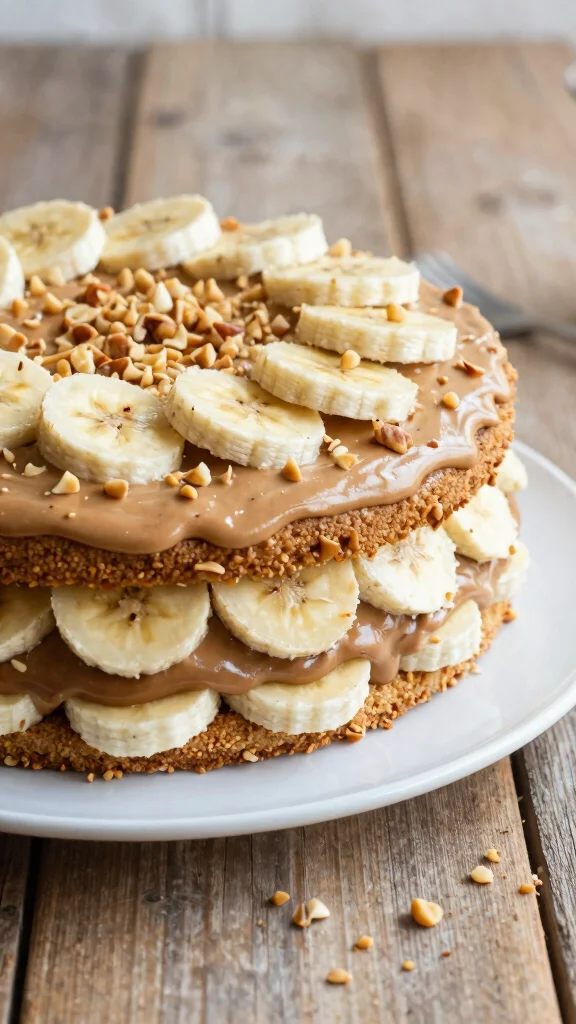 15 No Bake Cake Recipes Perfect for Hot Summer Days - 11. Peanut Butter Banana Cream Cake 1