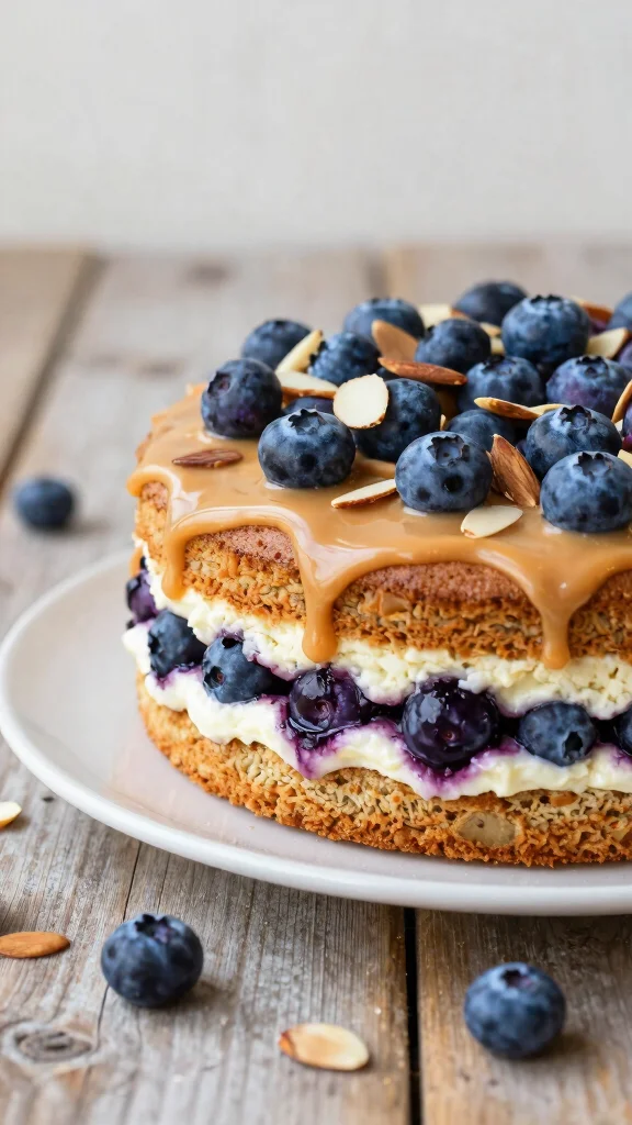 15 No Bake Cake Recipes Perfect for Hot Summer Days - 4. Blueberry Almond No-Bake Cake 1
