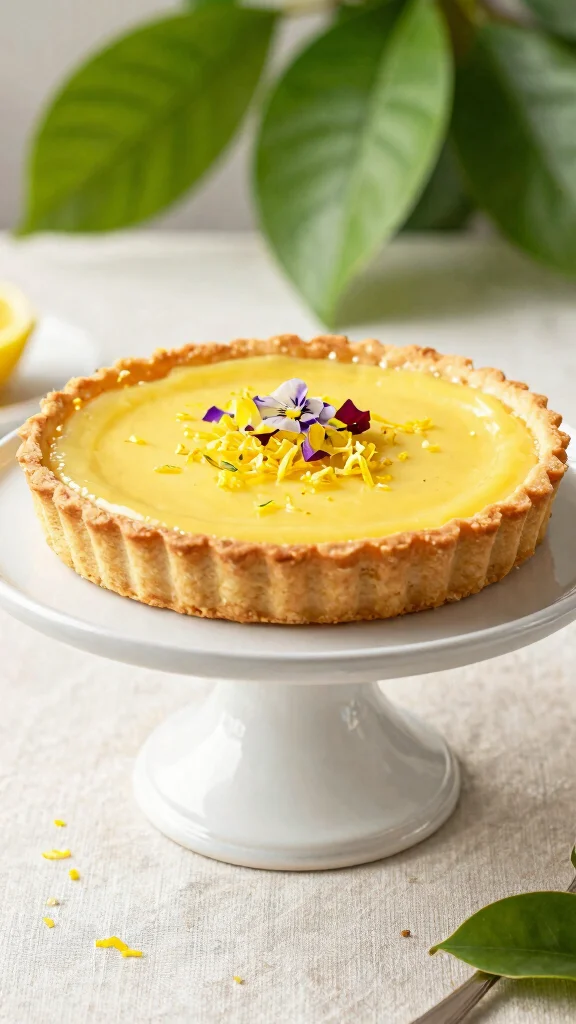15 No Bake Cake Recipes Perfect for Hot Summer Days - 6. Lemon Cashew Tart 1