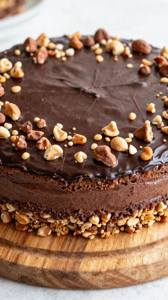 15 No Bake Cake Recipes Perfect for Hot Summer Days - 8. Nutty Chocolate Crunch Cake 1