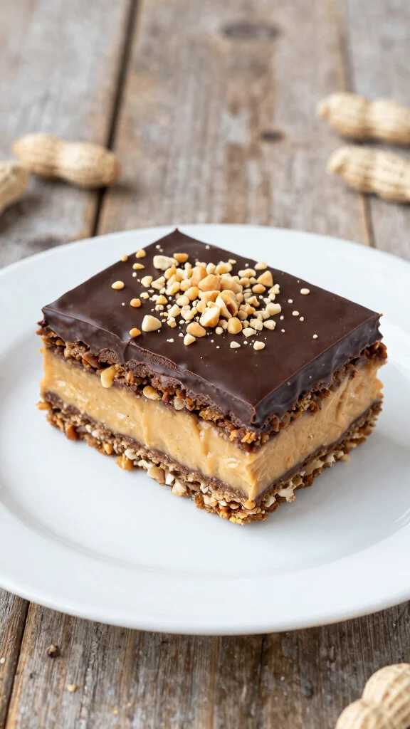 15 No Bake Cake Recipes Perfect for Hot Summer Days - 9. Healthy Snickers Cake 1