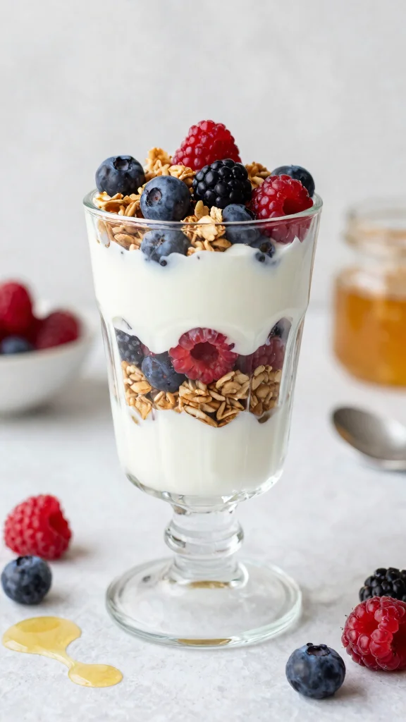 15 No Bake Recipes Perfect for When You Skip the Oven - 4. Berry Yogurt Parfait 1