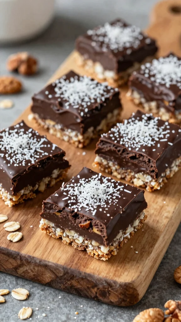 15 No Bake Recipes Perfect for When You Skip the Oven - 6. Chocolate Coconut Energy Bars 1