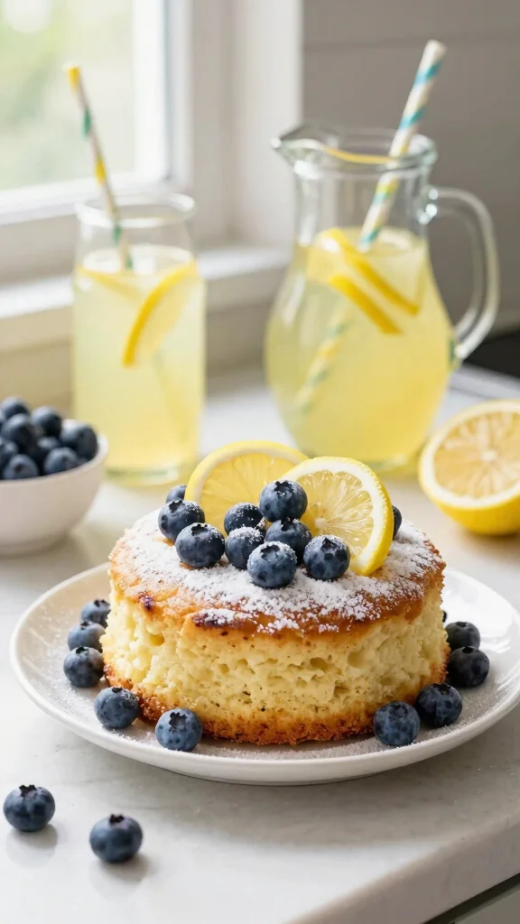 15 Small Batch Cake Recipes Perfect for Two - 2. Lemon Blueberry Mini Cake 1