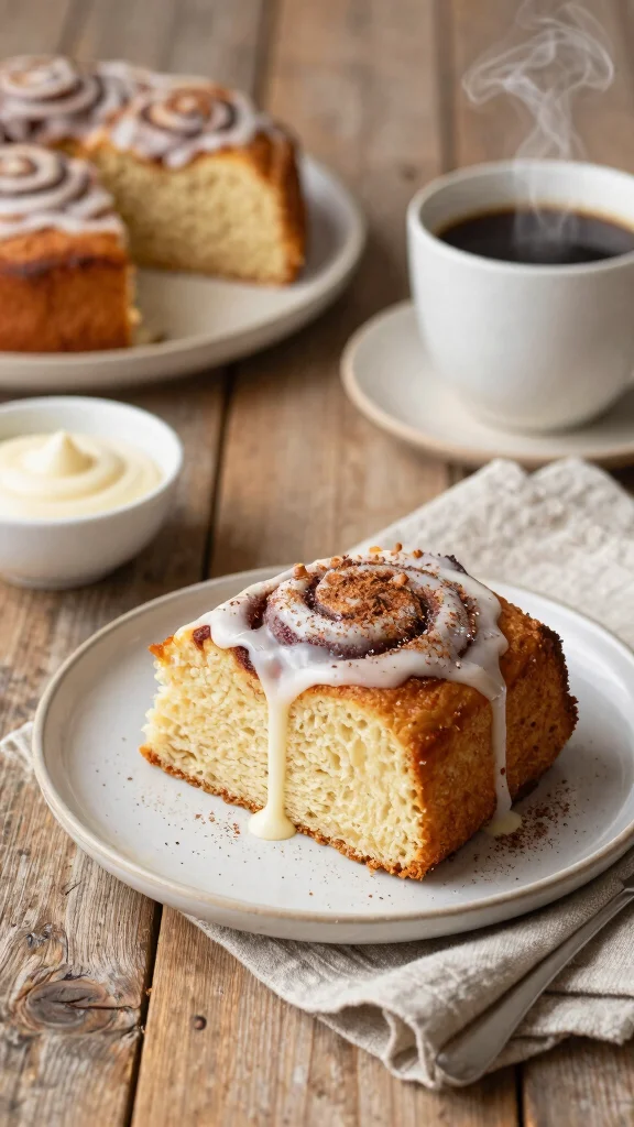 15 Small Batch Cake Recipes Perfect for Two - 3. Cinnamon Roll Cake for Two 1