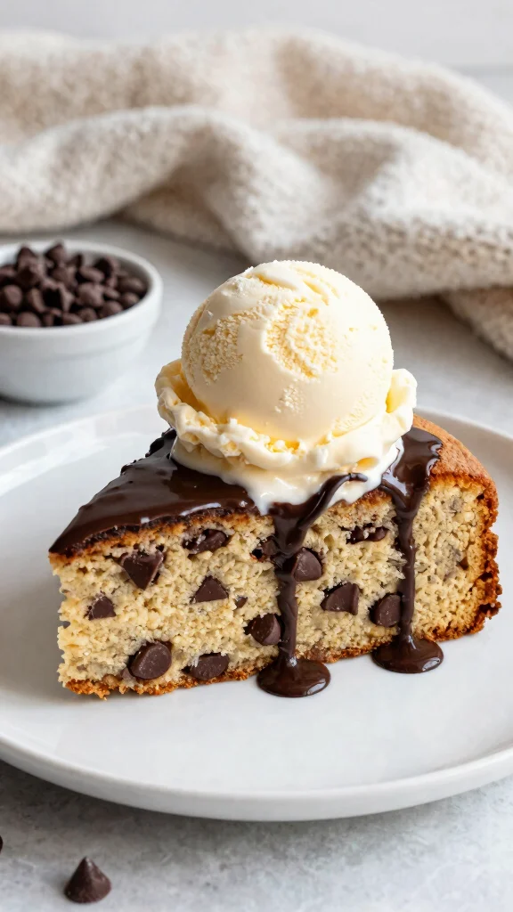 15 Small Batch Cake Recipes Perfect for Two - 4. Chocolate Chip Cookie Cake 1