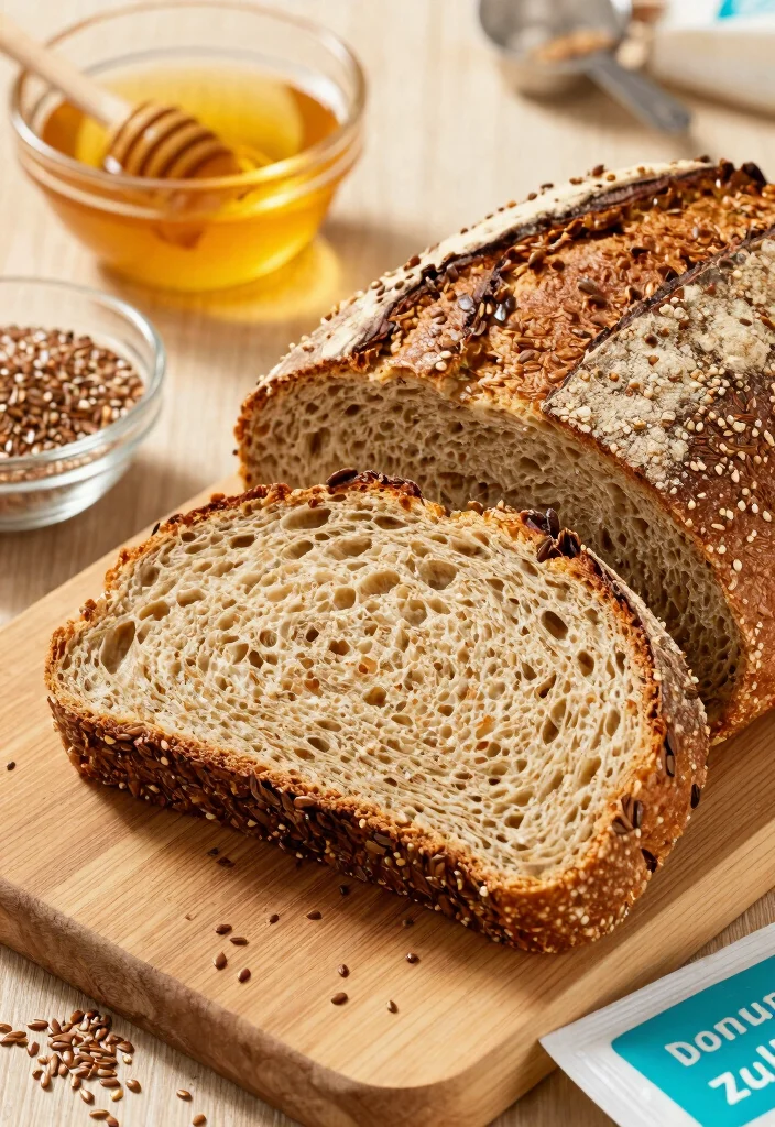 10 Best Gluten Free Sandwich Bread Recipes Soft Sliceable and Delicious - 2. Flaxseed Gluten Free Bread 1