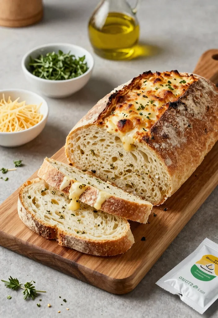 10 Best Gluten Free Sandwich Bread Recipes Soft Sliceable and Delicious - 3. Cheesy Herb Gluten Free Bread 1