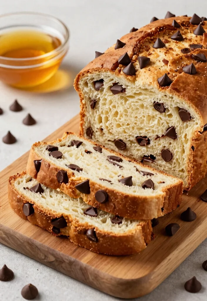 10 Best Gluten Free Sandwich Bread Recipes Soft Sliceable and Delicious - 8. Chocolate Chip Gluten Free Bread 1