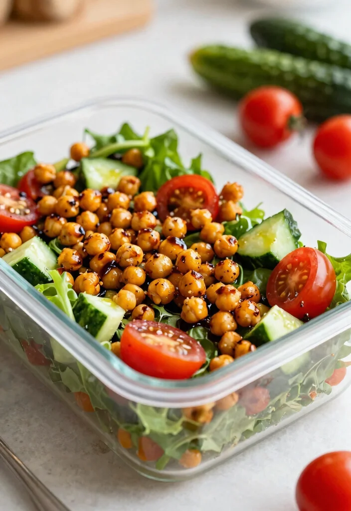10 Easy Gluten Free Meal Prep Ideas for a Nutritious and Stress-Free Week - 2. Roasted Chickpea Salad 1