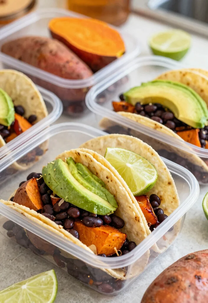 10 Easy Gluten Free Meal Prep Ideas for a Nutritious and Stress-Free Week - 3. Sweet Potato & Black Bean Tacos 1