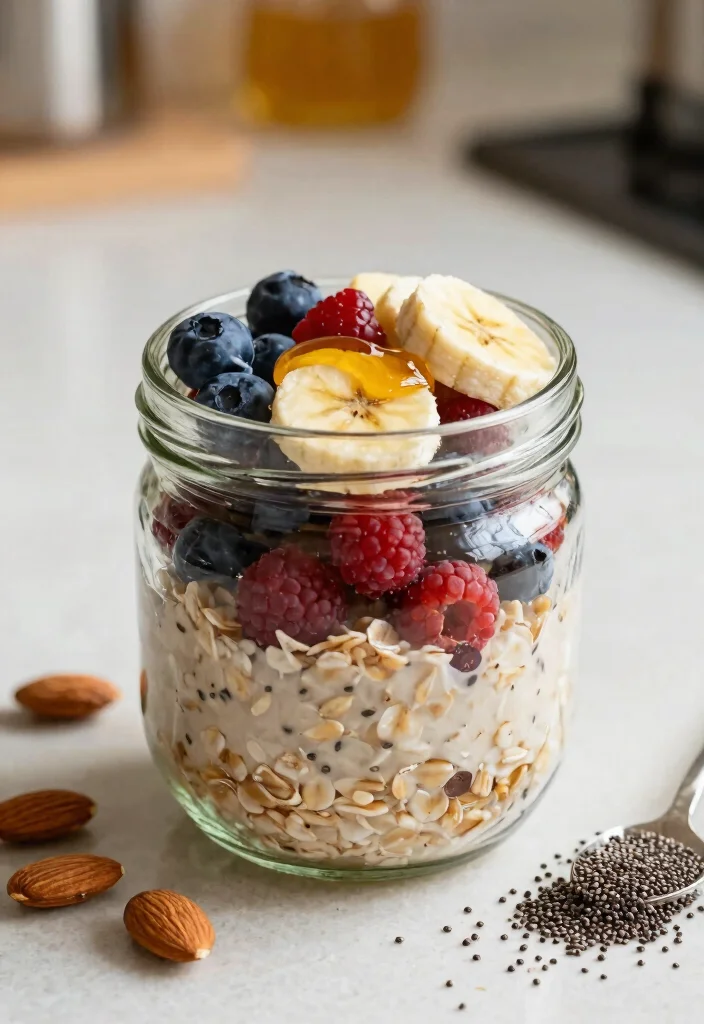 10 Easy Gluten Free Meal Prep Ideas for a Nutritious and Stress-Free Week - 4. Overnight Oats with Fresh Fruits 1