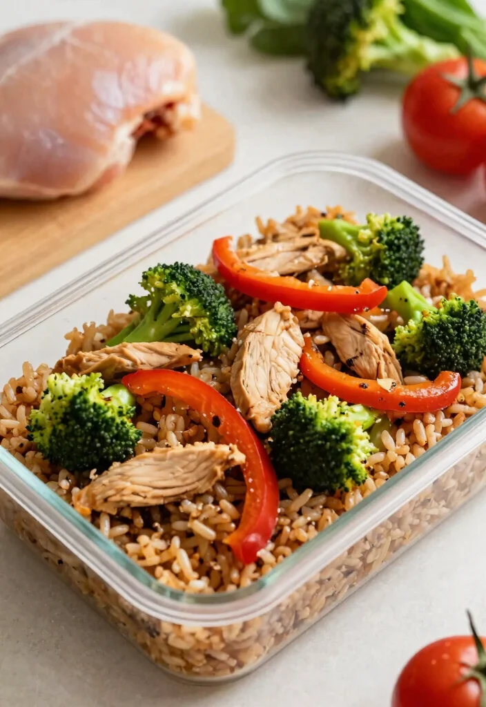 10 Easy Gluten Free Meal Prep Ideas for a Nutritious and Stress-Free Week - 6. Chicken Stir-Fry with Brown Rice 1