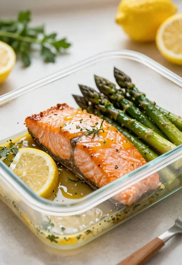 10 Easy Gluten Free Meal Prep Ideas for a Nutritious and Stress-Free Week - 7. Baked Salmon with Asparagus 1