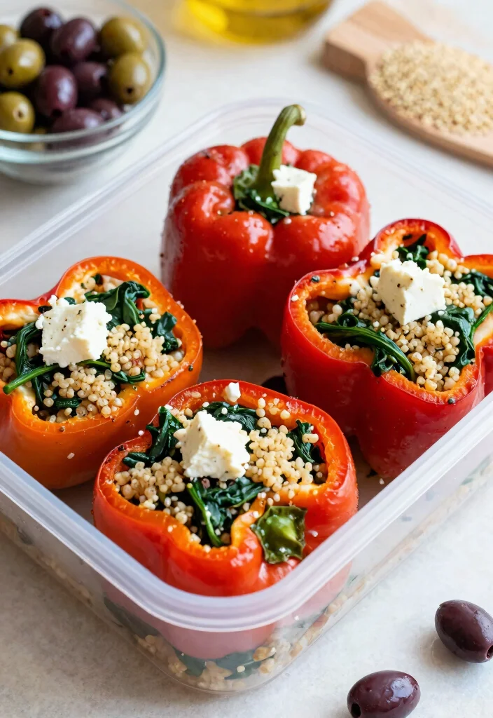10 Easy Gluten Free Meal Prep Ideas for a Nutritious and Stress-Free Week - 9. Mediterranean Stuffed Peppers 1