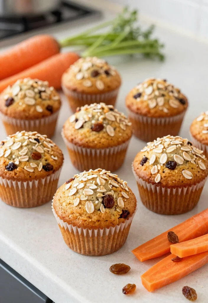 10 Easy Gluten Free Muffin Recipes Soft Tender and Perfect for Meal Prep - 7. Carrot Raisin Muffins 1