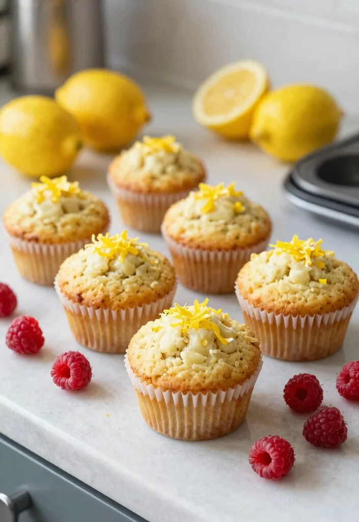 10 Easy Gluten Free Muffin Recipes Soft Tender and Perfect for Meal Prep - 9. Raspberry Lemon Muffins 1