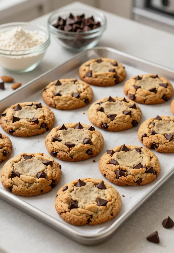 10 Easy Gluten Free Recipes for Delicious Everyday Meals and Treats - 6. Almond Flour Chocolate Chip Cookies 1