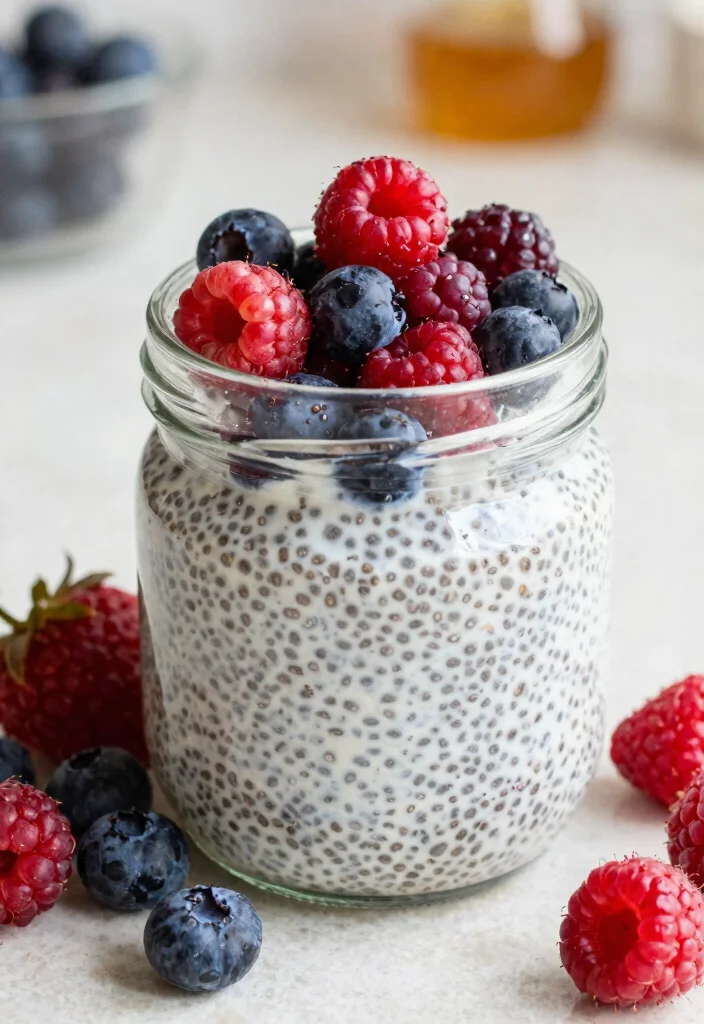 10 Easy Gluten Free Recipes for Delicious Everyday Meals and Treats - 8. Berry Chia Pudding 1