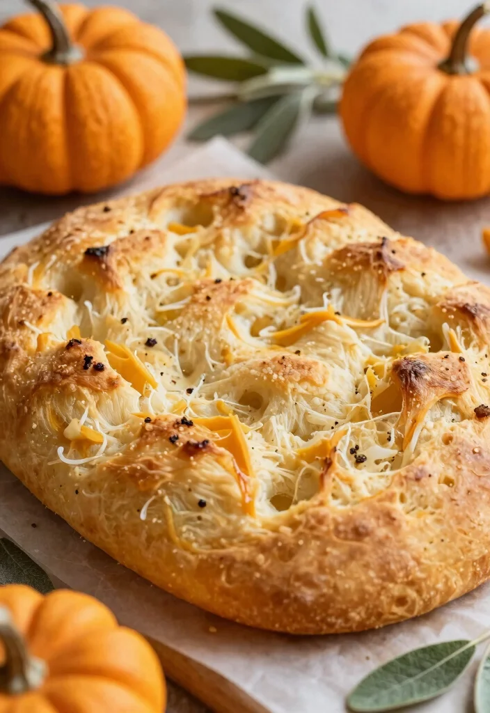 10 Fluffy Gluten Free Focaccia Bread Recipes Crispy Outside Soft Inside - 9. Pumpkin and Sage Focaccia 1